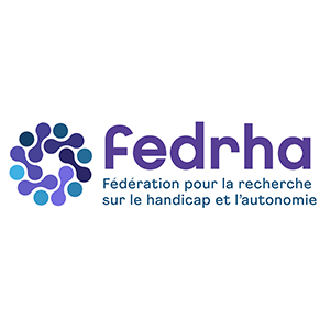 Logo de la Fédération pour la recherche sur le handicap et l'autonomie (fedrha)